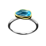 Ring, 2.1ct Aquamarine
