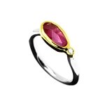 Ring P.Tourmaline, Diamond