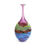 Small Flattened Vase Amethyst