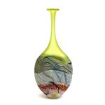 Small Flattened Flask Samphire